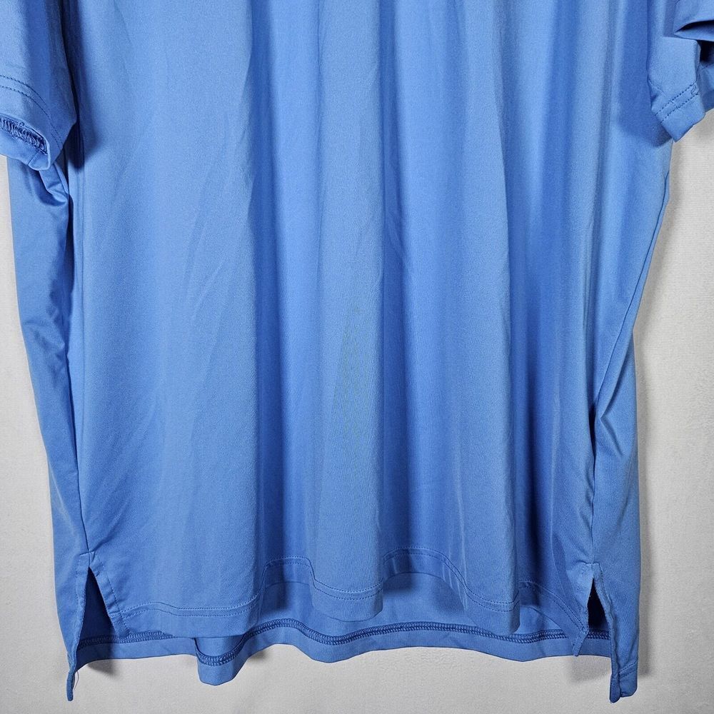 Ralph Lauren RLX Mens XL Blue Short Sleeve‎ Golf Polo Shirt Stretch Casual NWOT - Picture 4 of 11